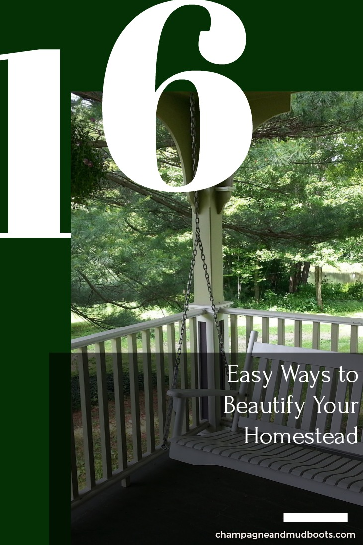 Tips and easy ideas to beautify and enjoy your homestead by creating a more elegant living experience everyday and for your guests.