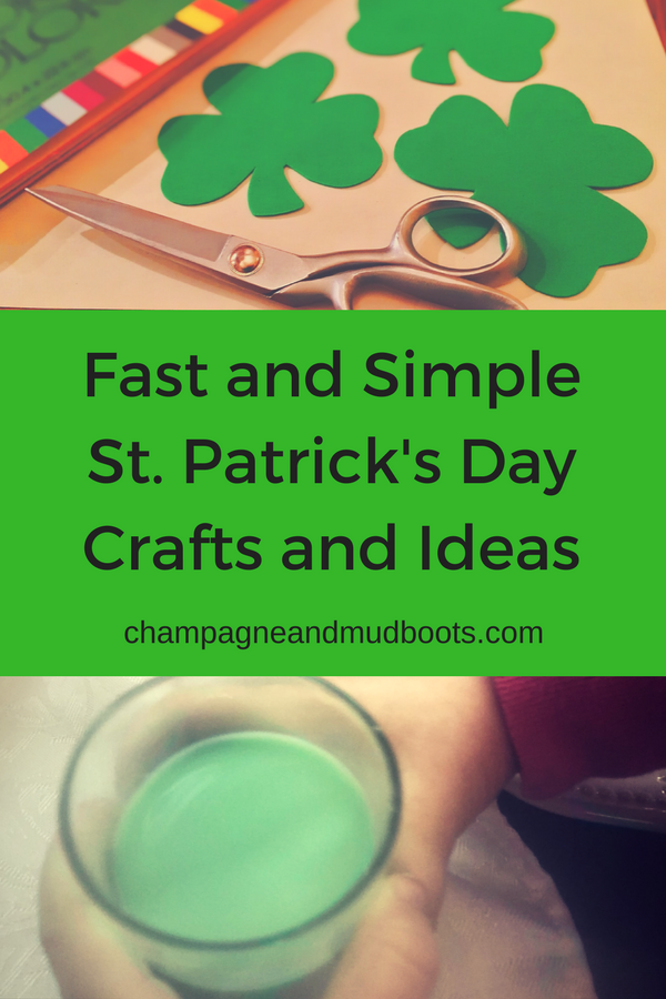 Easy St. Patrick's Day ideas to create a magical St. Patty's for kids in 10 minutes or less including activities, food, and crafts.